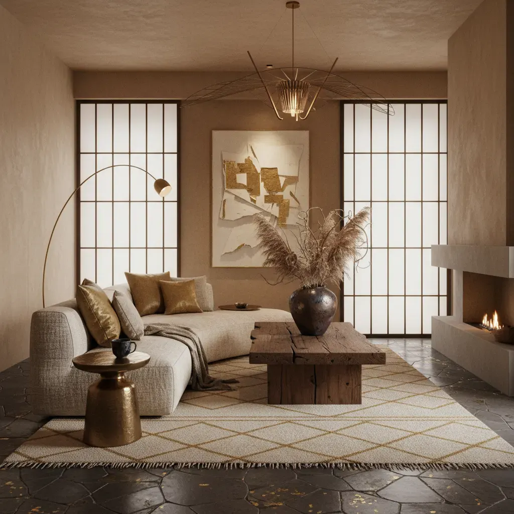 Wabi-Sabi Woonkamer - luxe variant