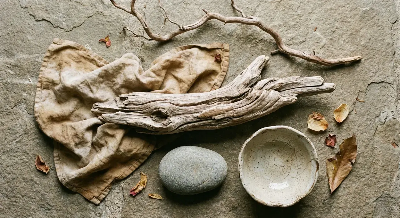 Wabi-Sabi Woonkamer - inrichting en decoratie