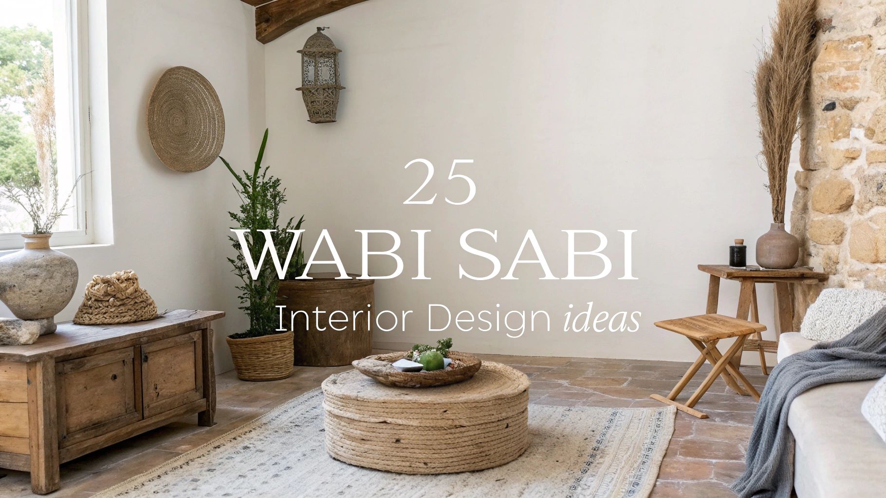 Wabi-Sabi Woonkamer - sfeervolle woonkamer 5