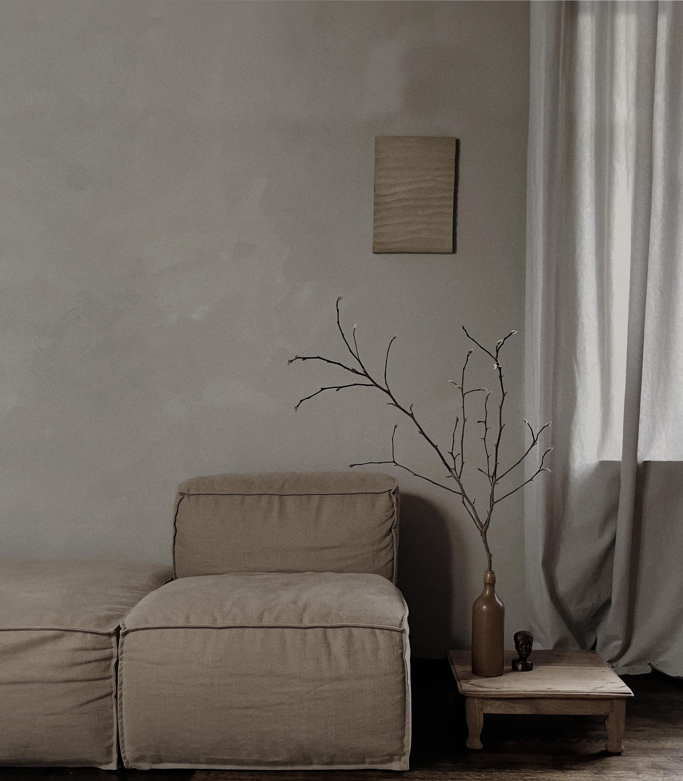 Wabi-Sabi Woonkamer - sfeervolle woonkamer 8